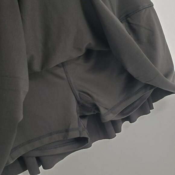 Athletic Skort Unbranded Black 12 Stretch Shorts Skirt Tennis Running Athleisure - Picture 5 of 11